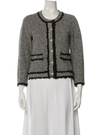 Pre-owned Me+em Tweed Pattern Jacket In Multi