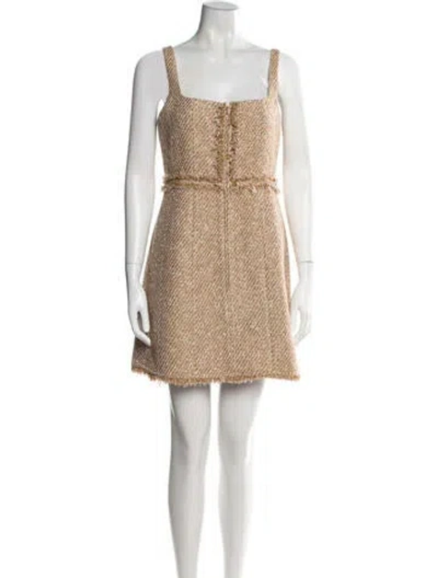 Pre-owned Me+em Tweed Pattern Mini Dress W/ Tags In Multi