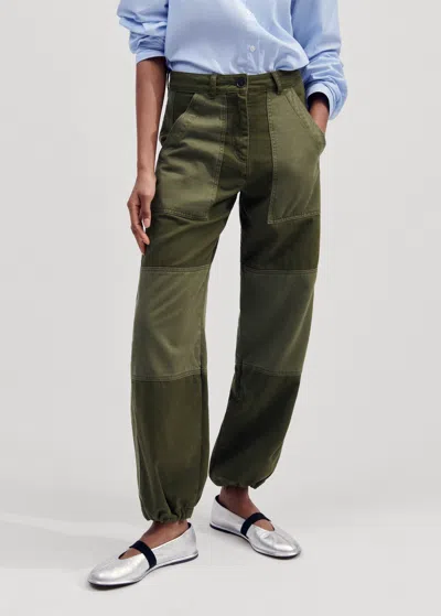 Me+em Two-tone Combat Pant In Khaki