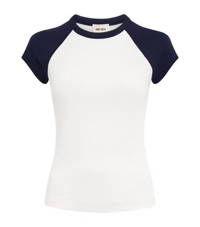 Me+em Ultimate Raglan T-shirt In Beige