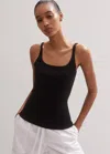 Me+em Ultimate Rib Cami In Black