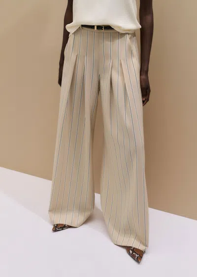 Me+em Ultra-wide Pant In Neutral