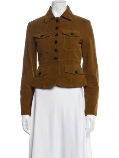 Pre-owned Me+em Utility Jacket In Brown