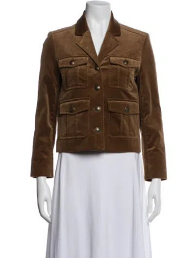 Pre-owned Me+em Utility Jacket In Brown