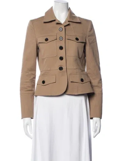 Pre-owned Me+em Utility Jacket In Brown