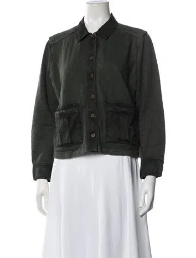 Pre-owned Me+em Utility Jacket In Green