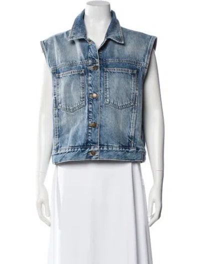 Pre-owned Me+em Vest In Blue