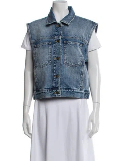 Pre-owned Me+em Vest In Blue