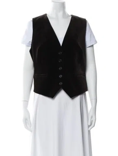 Pre-owned Me+em Vest In Brown