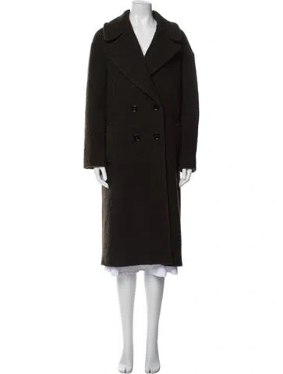 Pre-owned Me+em Virgin Wool Coat In Brown