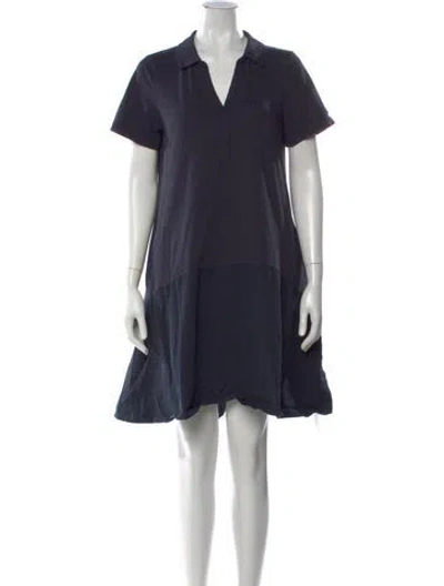 Pre-owned Me+em V-neck Mini Dress In Black