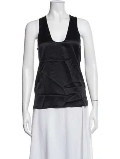 Pre-owned Me+em V-neck Sleeveless Top W/ Tags In Black