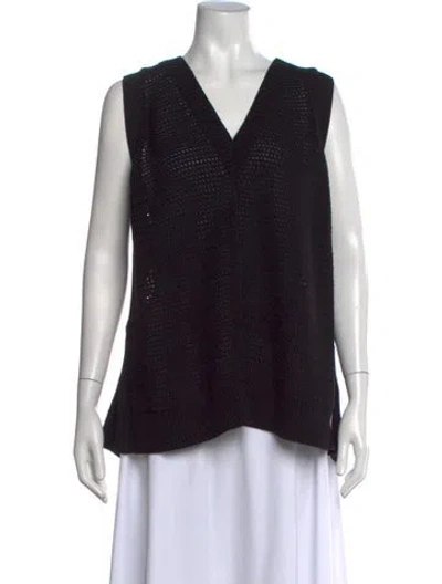 Pre-owned Me+em V-neck Sweater In Black