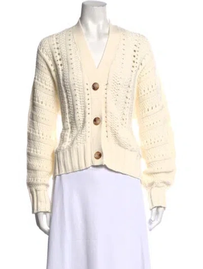 Pre-owned Me+em V-neck Sweater In Neutrals