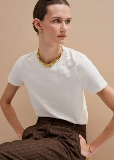 Me+em Warm Touch Tee Light Cream In White