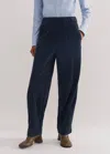 Me+em Washed Cord Pull-on Pant In Dark Navy
