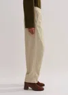 Me+em Washed Cord Pull-on Pant In Winter White
