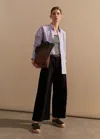 Me+em Wide-leg Ankle-length Jean In Black