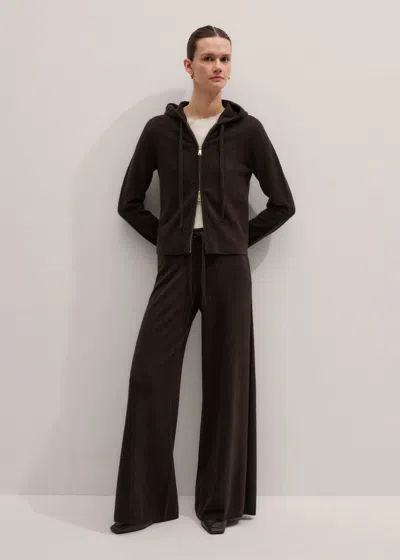 Me+em Wide-leg Knit Pant In Brown