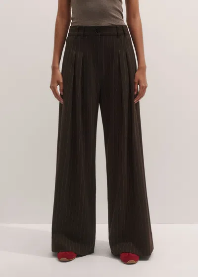 Me+em Wide-leg Pant In Brown