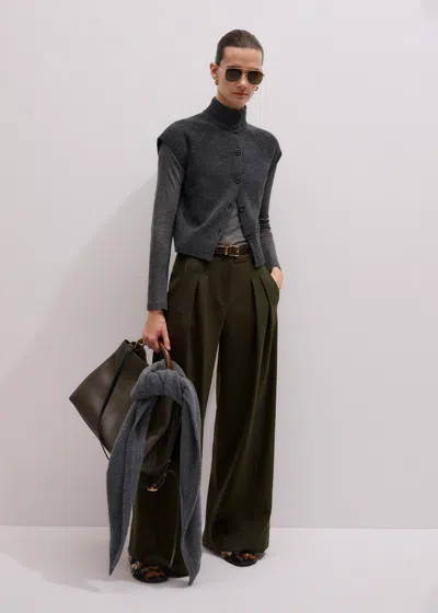 Me+em Wide-leg Pant In Gray