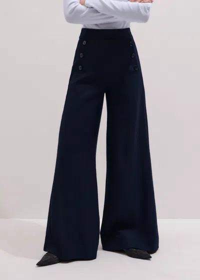 Me+em Wide-leg Pant In Blue