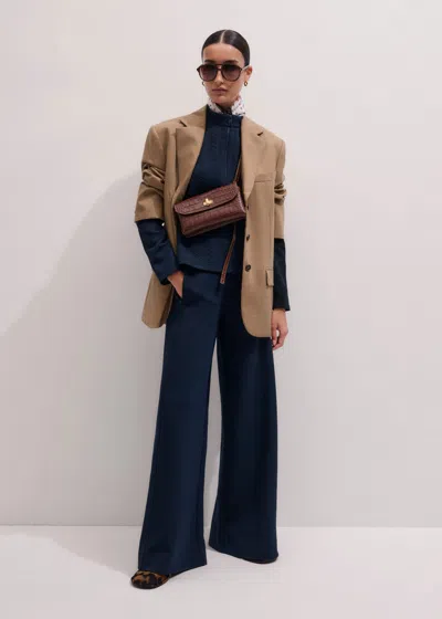 Me+em Wide-leg Pant In Brown