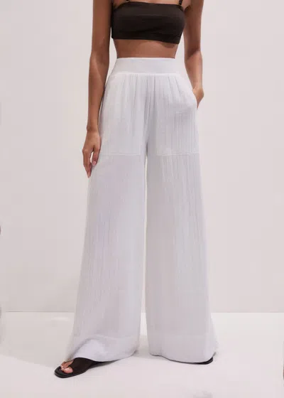 Me+em Wide-leg Pant In White