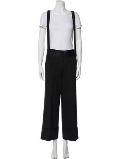 Pre-owned Me+em Wide Leg Pants In Black