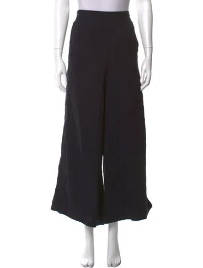 Pre-owned Me+em Wide Leg Pants In Black