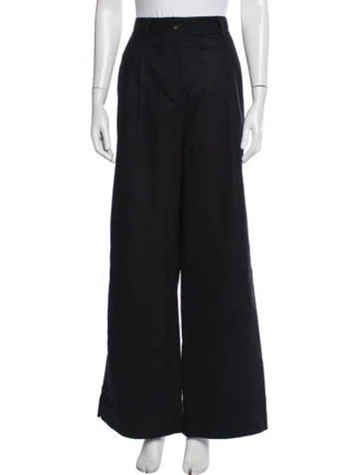 Pre-owned Me+em Wide Leg Pants In Black