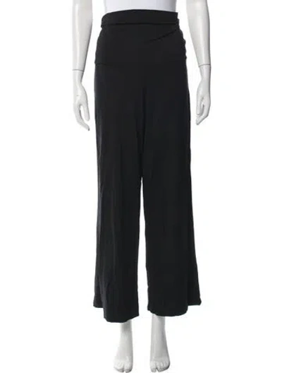 Pre-owned Me+em Wide Leg Pants In Black/metallic