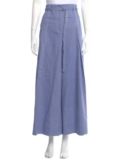 Pre-owned Me+em Wide Leg Pants In Blue