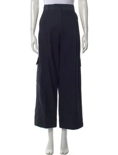 Pre-owned Me+em Wide Leg Pants In Blue