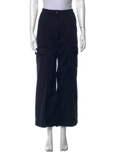 Pre-owned Me+em Wide Leg Pants In Blue