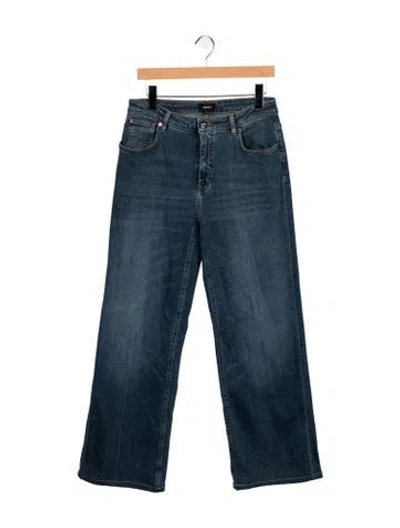 Pre-owned Me+em Wide Leg Pants In Blue