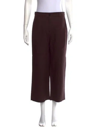 Pre-owned Me+em Wide Leg Pants In Brown