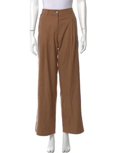 Pre-owned Me+em Wide Leg Pants In Brown