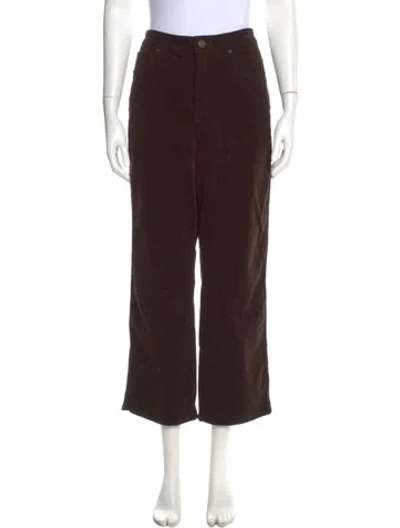 Pre-owned Me+em Wide Leg Pants In Brown