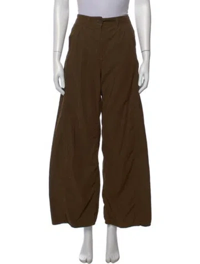 Pre-owned Me+em Wide Leg Pants In Brown