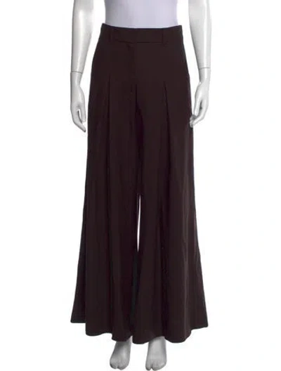 Pre-owned Me+em Wide Leg Pants In Brown