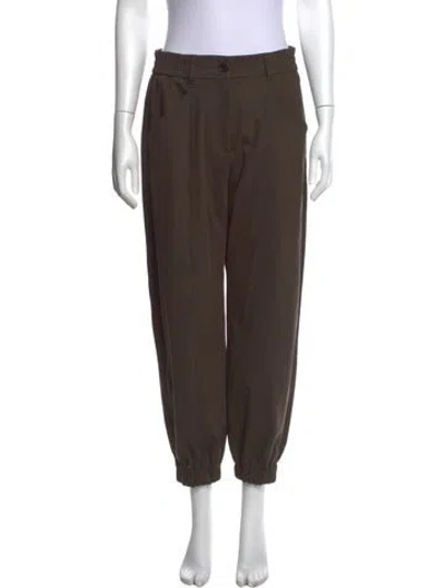 Pre-owned Me+em Wide Leg Pants In Brown