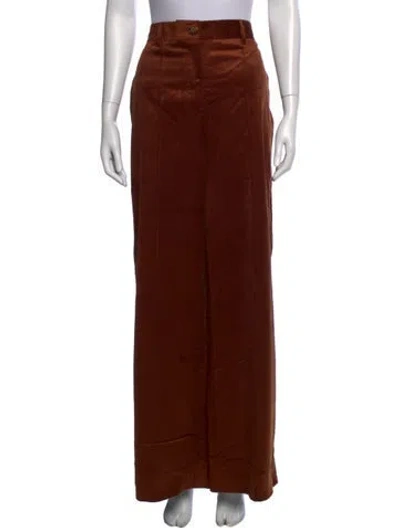 Pre-owned Me+em Wide Leg Pants In Brown