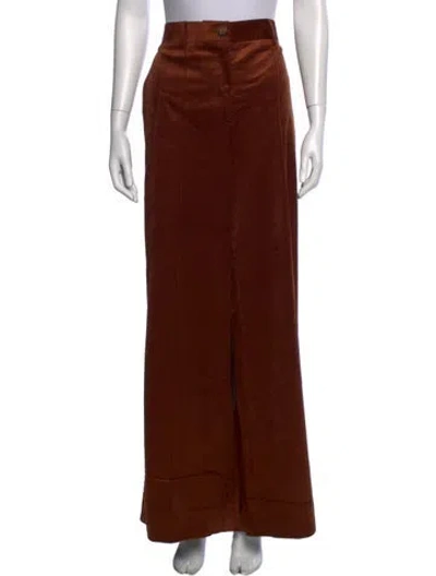 Pre-owned Me+em Wide Leg Pants In Brown