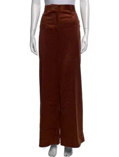 Pre-owned Me+em Wide Leg Pants In Brown