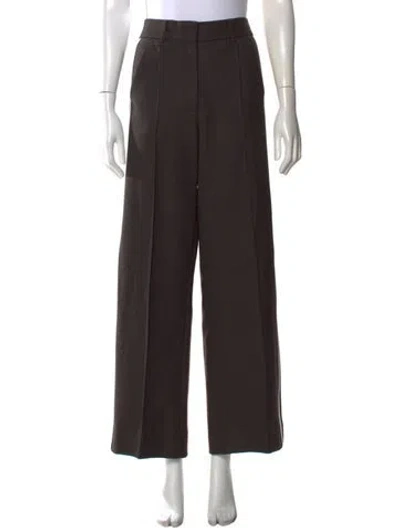 Pre-owned Me+em Wide Leg Pants In Brown