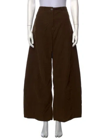 Pre-owned Me+em Wide Leg Pants In Brown