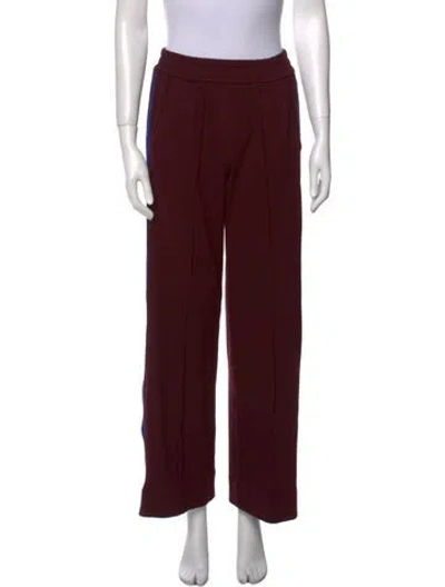 Pre-owned Me+em Wide Leg Pants In Burgundy