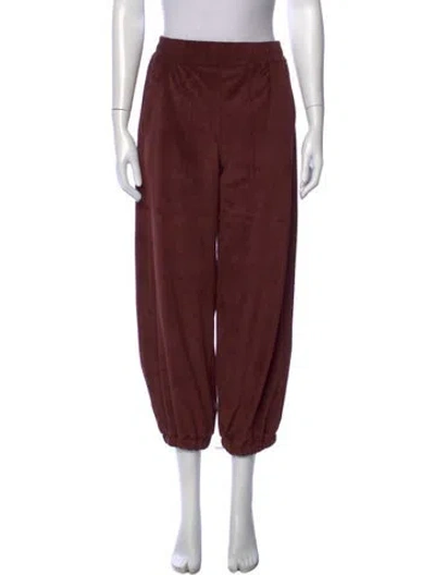 Pre-owned Me+em Wide Leg Pants In Burgundy