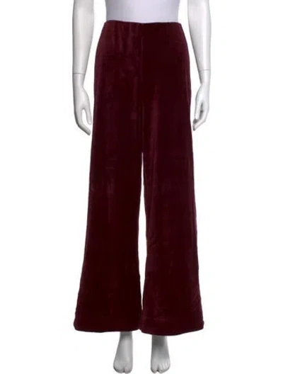 Pre-owned Me+em Wide Leg Pants In Burgundy